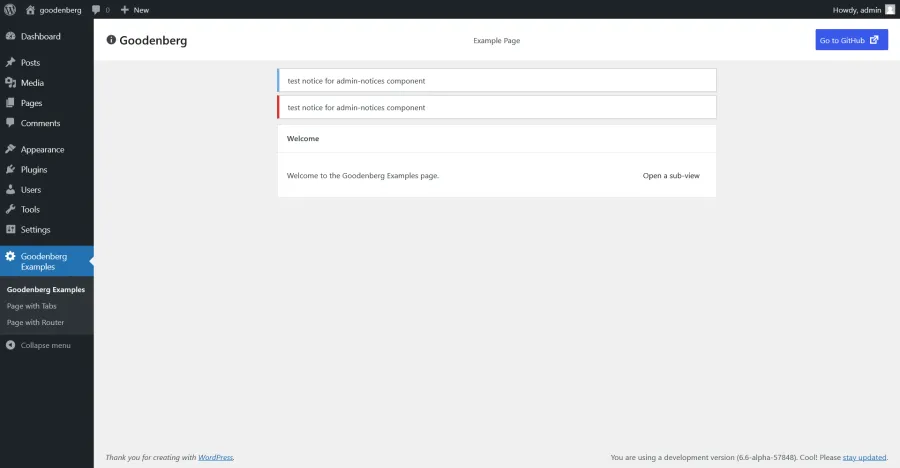 A Screenshot showing the 